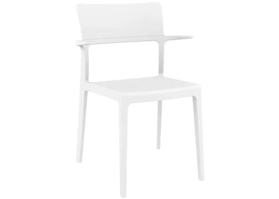 PLUS ARM CHAIR WHITE