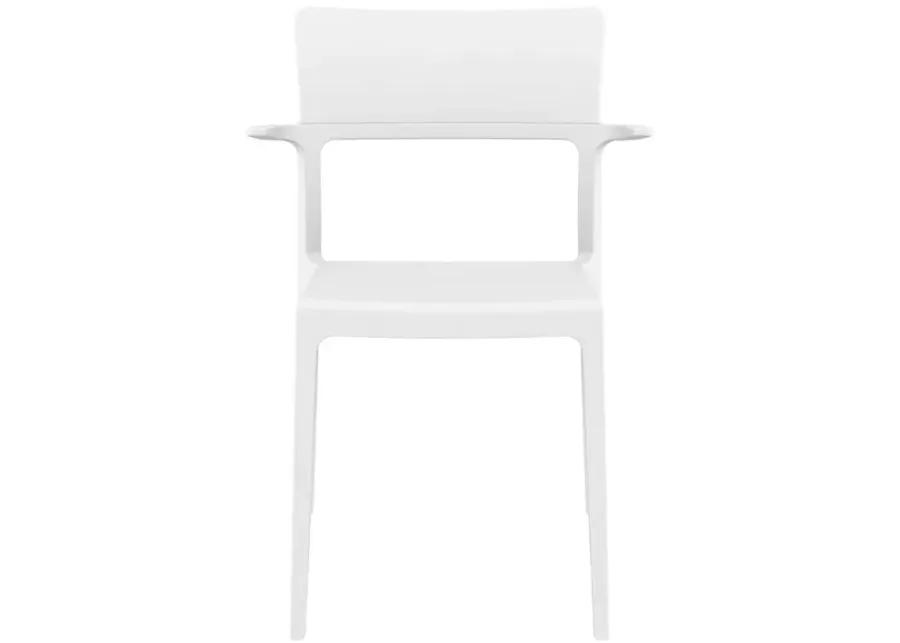 PLUS ARM CHAIR WHITE