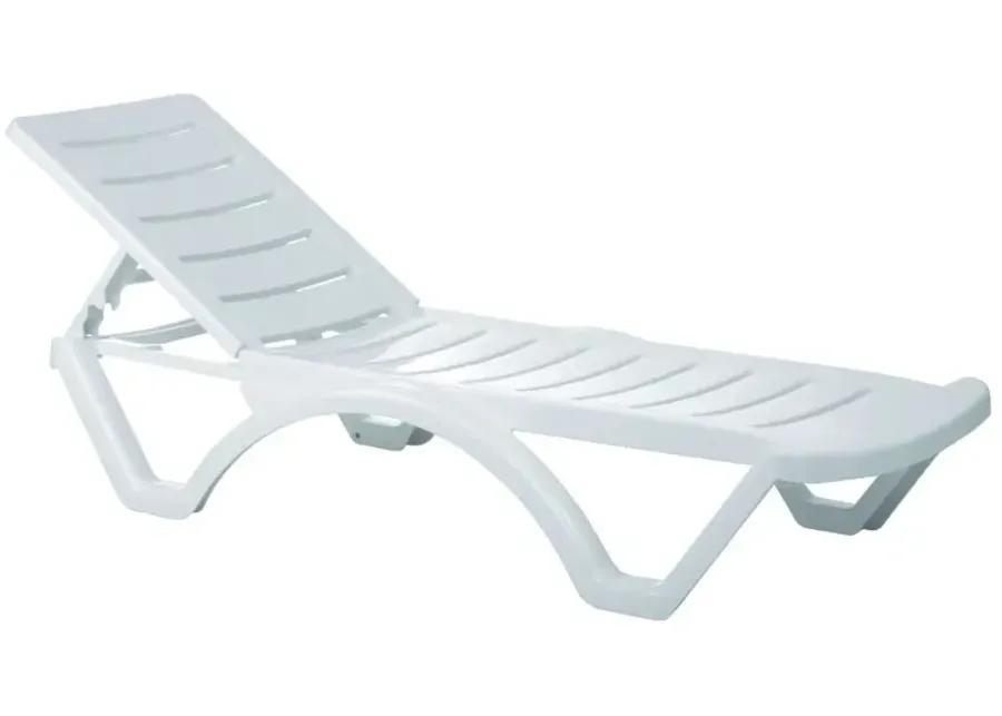 AQUA POOL CHAISE LOUNGE WHITE