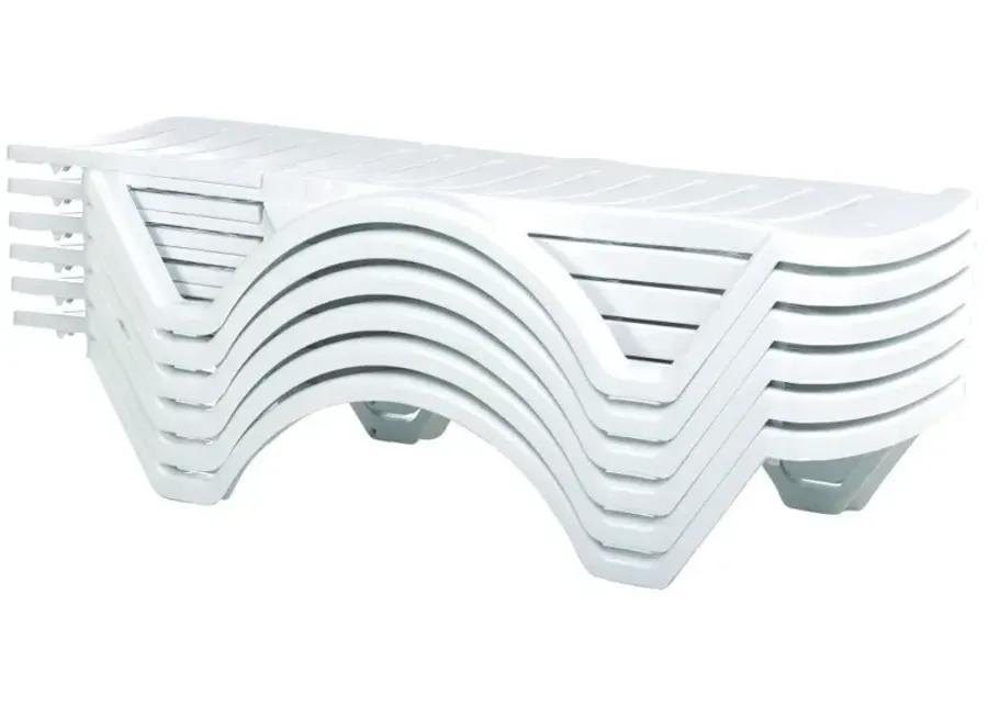 AQUA POOL CHAISE LOUNGE WHITE