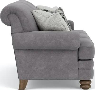 Flexsteel Bay Bridge Gray Charcoal Sofa