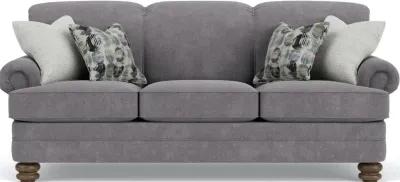 Flexsteel Bay Bridge Gray Charcoal Sofa