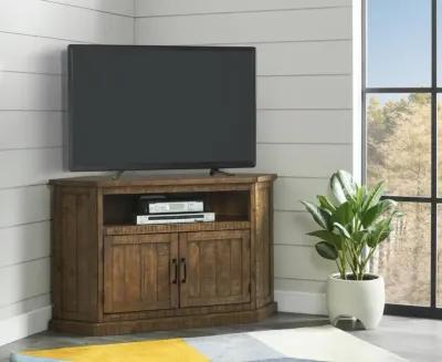 Martin Svensson Rustic Corner TV Stand in Natural