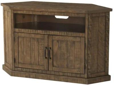 Martin Svensson Rustic Corner TV Stand in Natural