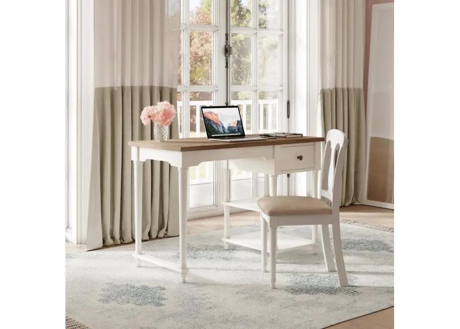 GRAFTON FARMS POWER DESK WHITE