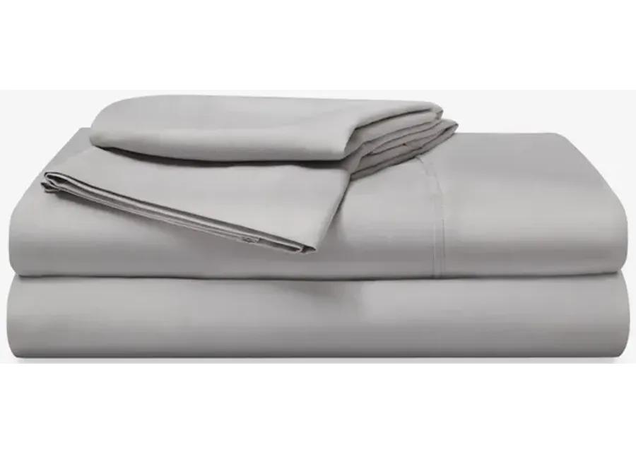 TWIN LIGHT GREY BASIC SHEET SET