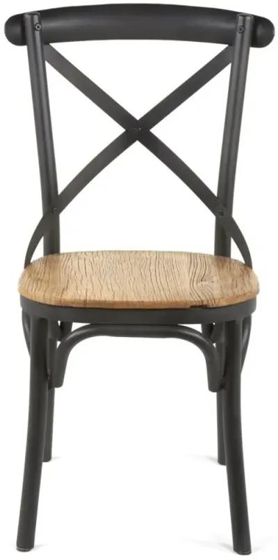 Nest Home Xavier Iron/Natural Dining Side Chair