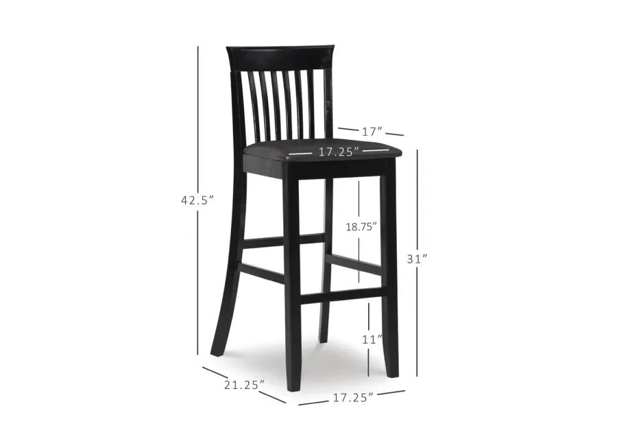 TORINO 30" CRAFTSMAN BAR STOOL