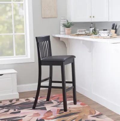 Linon 30 Inch Torino Craftsman Bar Stool