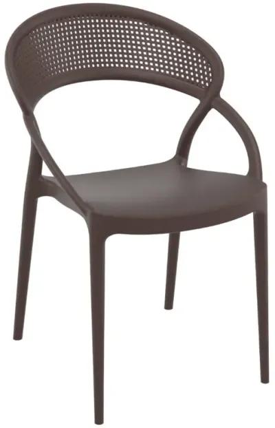 Sunset Dining Chair Brown