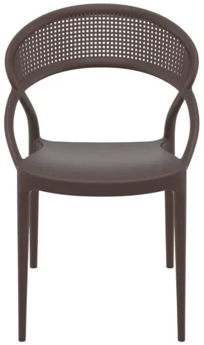 Sunset Dining Chair Brown