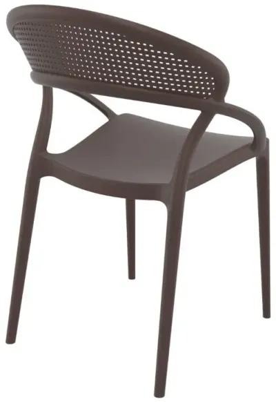 Sunset Dining Chair Brown