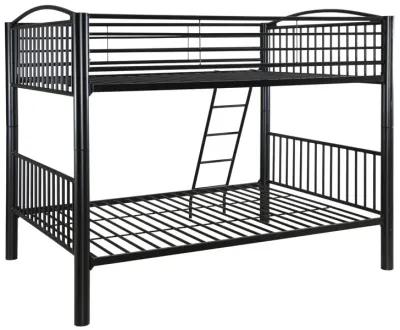 Powell Heavy Metal Black Full Over Full Bunk Bed