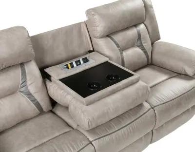 Steve Silver Tyson Gray 86" Reclining Sofa