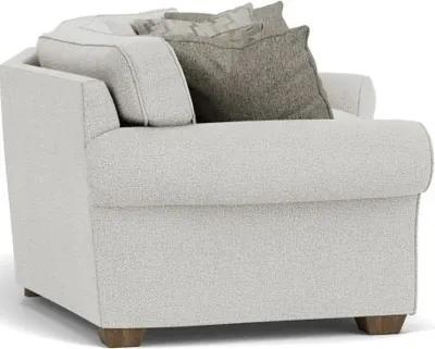 Flexsteel Vail Silver Glacier Conversation Sofa