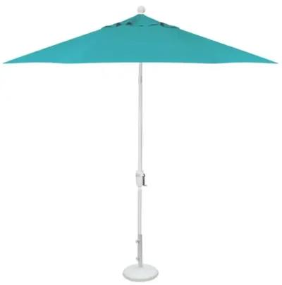 Treasure Garden Aqua 9 Foot Push Button Tilt Market Umbrella