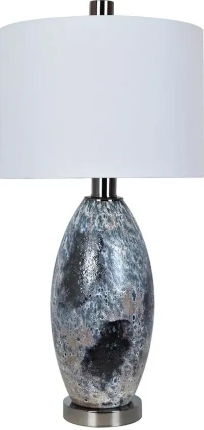 LOGAN BLACK CHROME TABLE LAMP