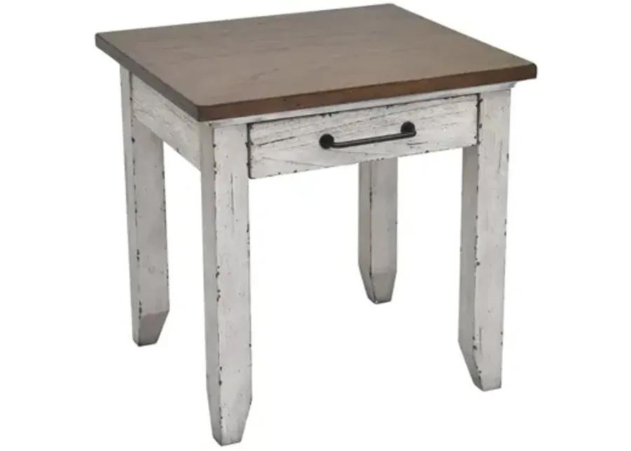 BEAR CREEK END TABLE