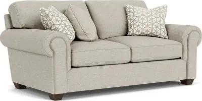 Flexsteel Carson Silver Fabric Driftwood Loveseat