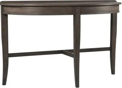 Aspenhome Blakely Sable Brown Sofa Console Table with Stools Set