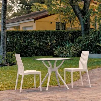 Compamia Soho Dining Set with 2 Chairs White