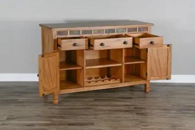 Sunny Designs Sedona Rustic Oak 54 Inch Buffet