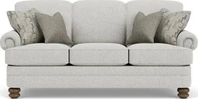 Flexsteel Bay Bridge Silver Glacier Sofa