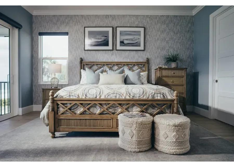 Malibu Queen Headboard - Frappe Finish