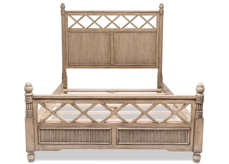 Malibu Queen Headboard - Frappe Finish