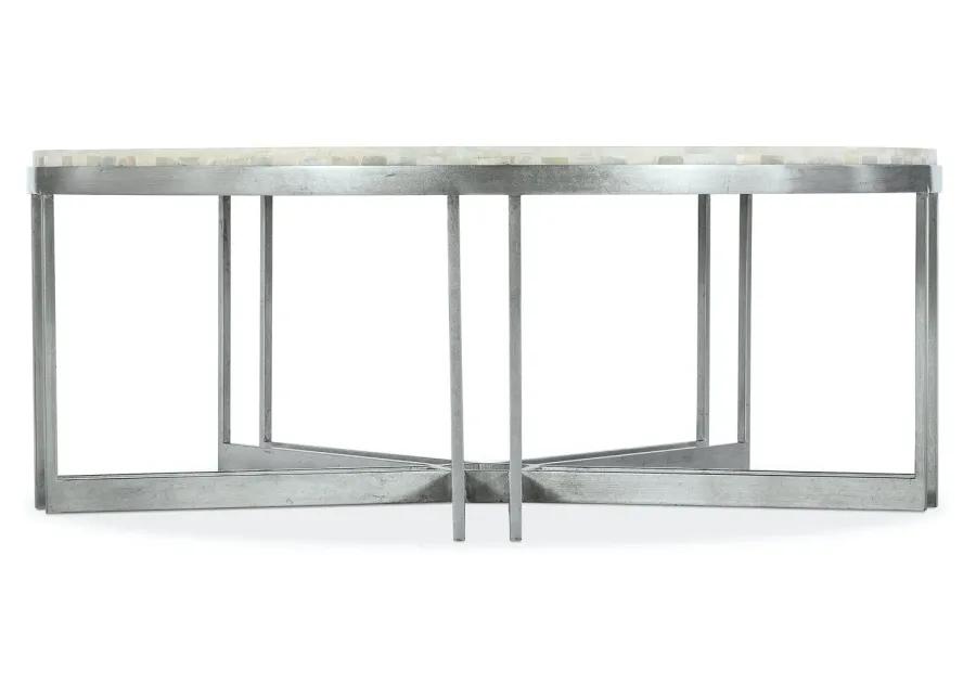 MELANGE MARIN ROUND COCKTAIL TABLE