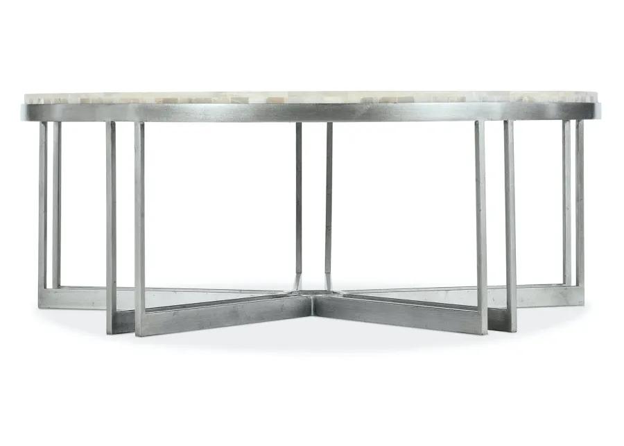 MELANGE MARIN ROUND COCKTAIL TABLE