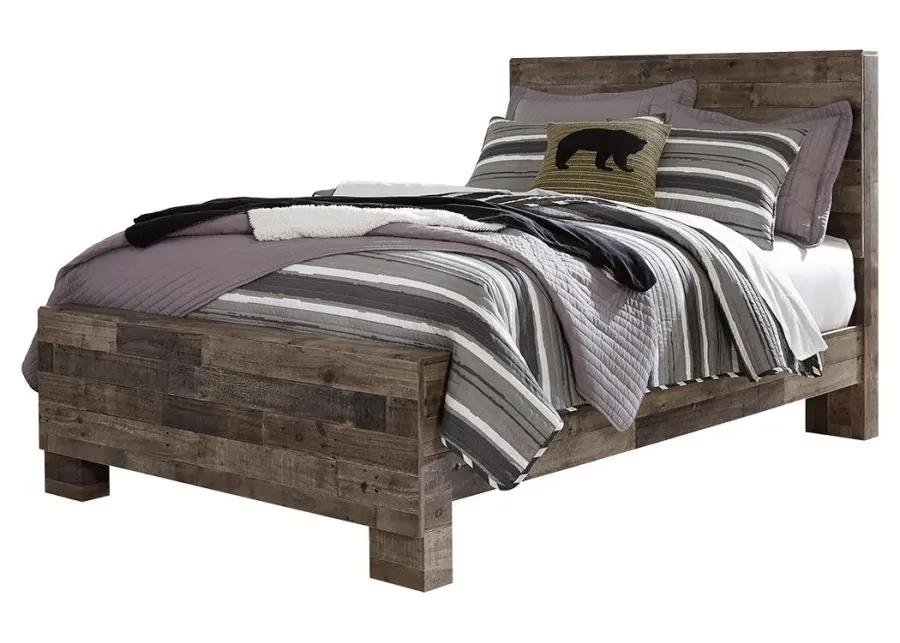 DEREKSON FULL PANEL BED MULTI GRAY BENCHCRAFT