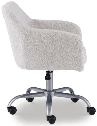 Linon Rylen Sherpa Home Office Desk Chair