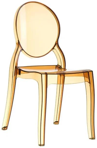 Compamia Elizabeth Polycarbonate Dining Chair Transparent Amber