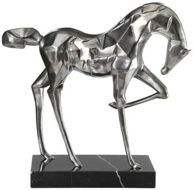 Uttermost Phoenix Nickel Horse Statue