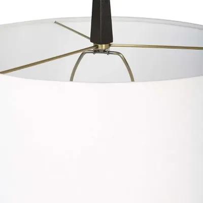 COUNTERACT AGED BLACK/WHITE TABLE LAMP