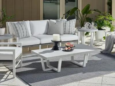 COASTAL LIVING OUTDOOR SOUTH BEACH CHALK/GRAY COFFEE TABLE