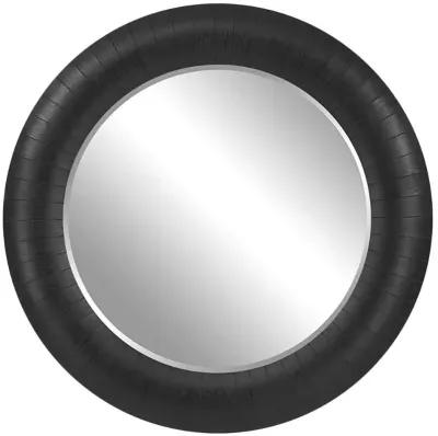 STOCKADE DARK ESPRESSO ROUND MIRROR