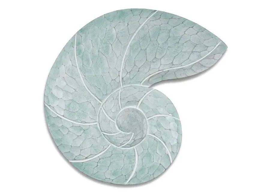 NAUTILUS SHELL SEAFOAM 12X15X1