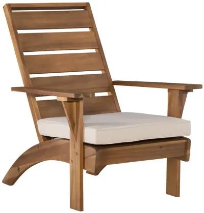 Linon Rockport Brown Outdoor Adirondack Chair