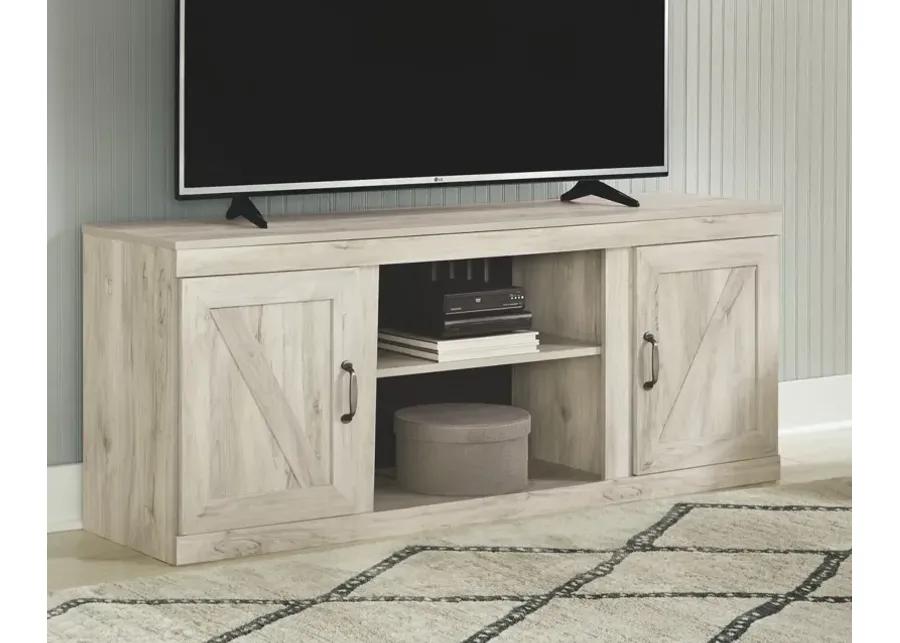 BELLABY 60" TV STAND WHITEWASH SIGNATURE DESIGN