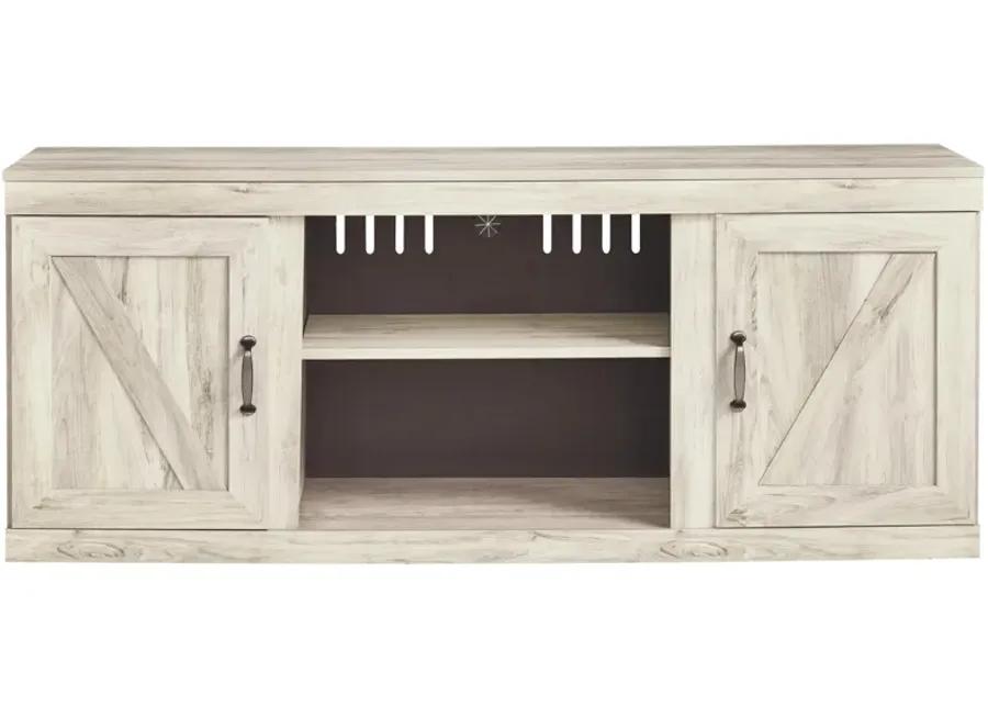 BELLABY 60" TV STAND WHITEWASH SIGNATURE DESIGN