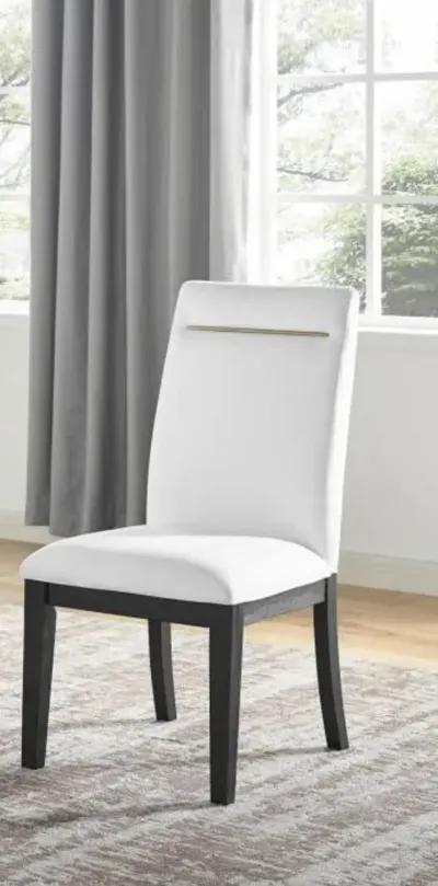 Steve Silver Yves Performance Side Chair White