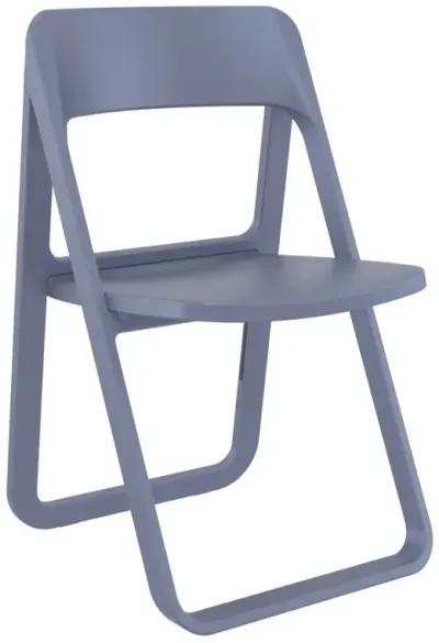 Compamia Dream Folding Outdoor Patio Chair Dark Gray