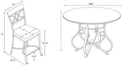 HAMILTON 5-PC STATIONARY GATHERING SET