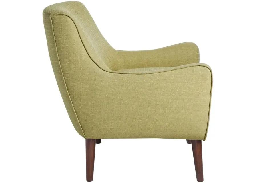 MADISON PARK GREEN OXFORD MID-CENTURY ACCENT CHAIR