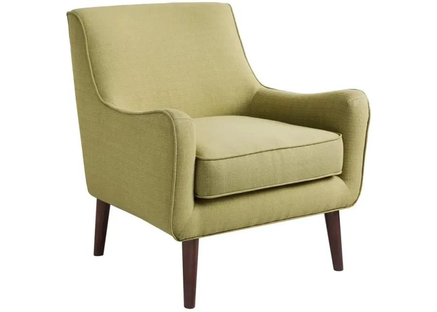 MADISON PARK GREEN OXFORD MID-CENTURY ACCENT CHAIR