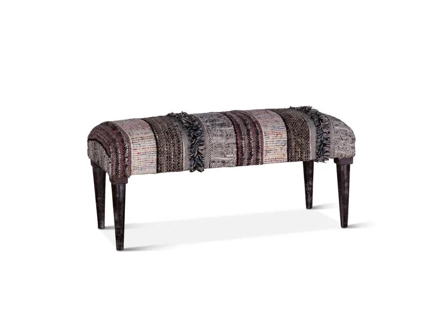 MARRAKECH UPHOLSTERED MULTI-COLOR ACCENT BENCH