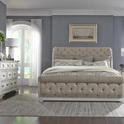 Liberty Furniture Complete California King Set Sleigh Bed, Dresser & Mirror Abbey Park