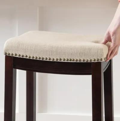 CLARIDGE LINEN BAR STOOL